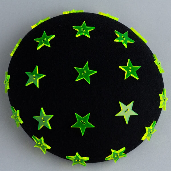 ZING - neon stars cocktail hat